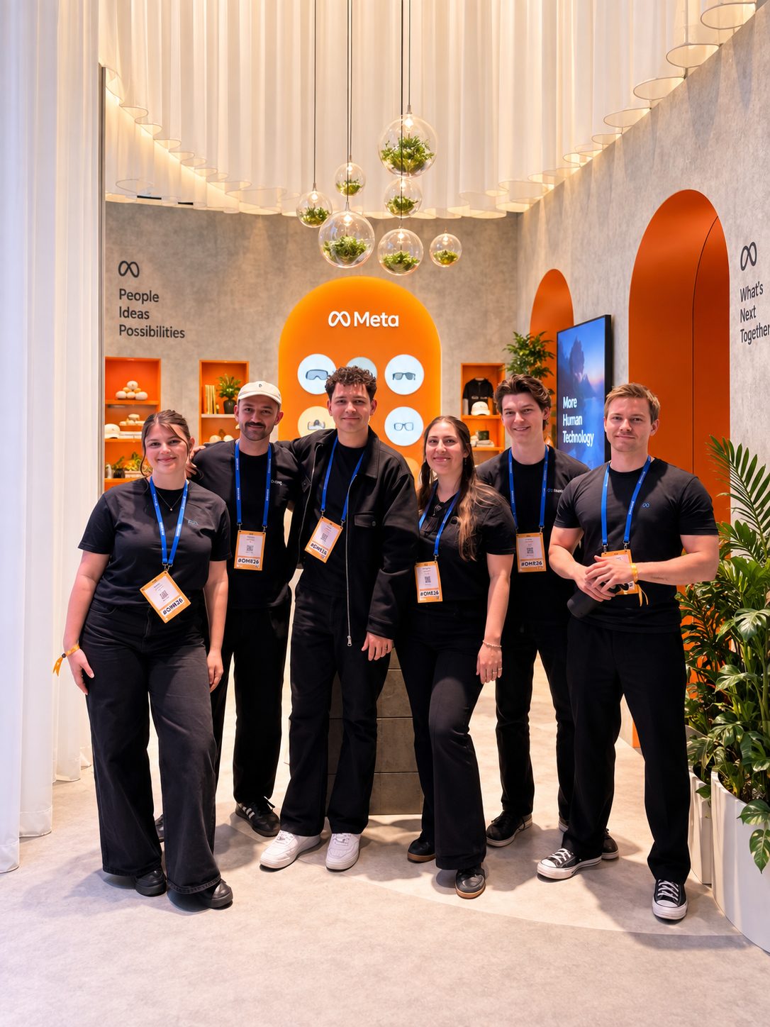 Standteam auf der OMR in Hamburg
