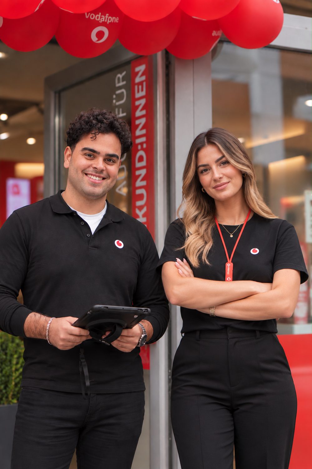 Store-Eröffnung für Vodafone